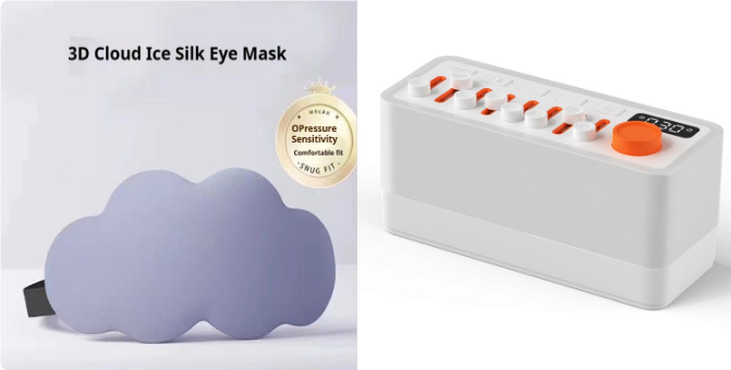 White Noise Sleep Sound Machine DIY Bluetooth-Compatible Stereo Light RGB Seven-Color Atmosphere Night Light