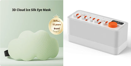 White Noise Sleep Sound Machine DIY Bluetooth-Compatible Stereo Light RGB Seven-Color Atmosphere Night Light