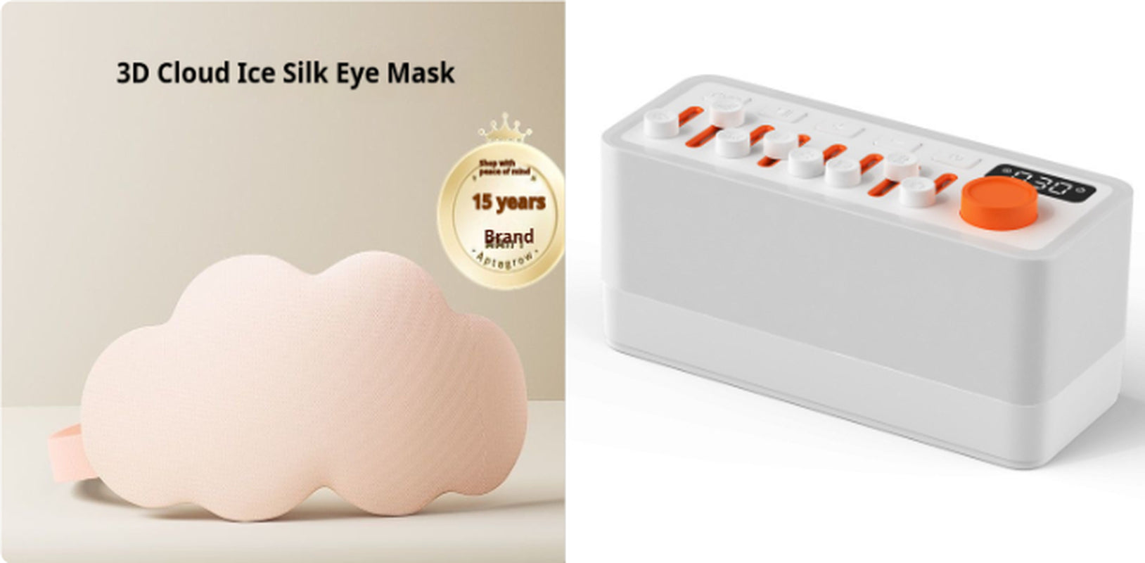 White Noise Sleep Sound Machine DIY Bluetooth-Compatible Stereo Light RGB Seven-Color Atmosphere Night Light