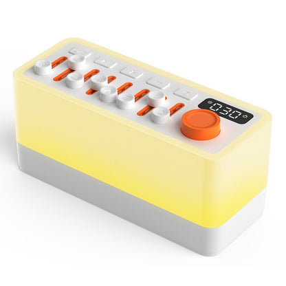 White Noise Sleep Sound Machine DIY Bluetooth-Compatible Stereo Light RGB Seven-Color Atmosphere Night Light